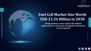 Fuel Cell Market Growth Strategies, Competitive Landscape, Factor Analysis, 2030