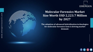 Molecular Forensics Market Growth Factors, Regional Segment Revenue Analysis.