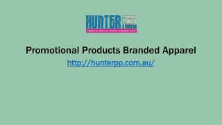 Promotional Products Branded Apparel