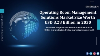 Operating Room Management Solutions Market Trends, Market Share Analysis by 2030