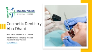 Cosmetic Dentistry Abu Dhabi