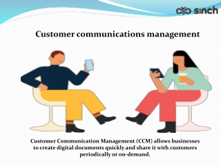 Customer communications management