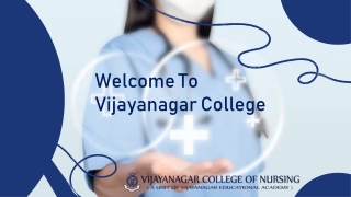Best Nursing Institute in Bangalore - Vijayanagar College of Nursing