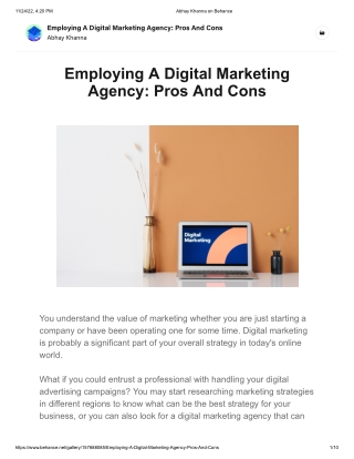 Employin A Digital Marketing Agency Pros And Cons