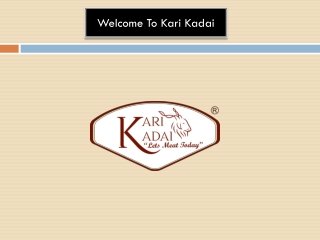 Online Meat In Chennai - Kari Kadai