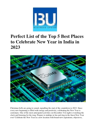 BU India - New Year in India in 2023