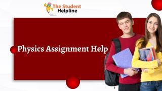 Get Best Physics Assignment Help By Top Experts