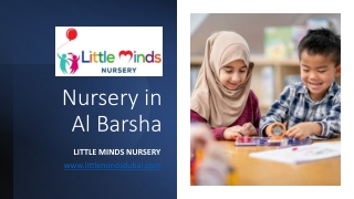 Nursery in Al Barsha_