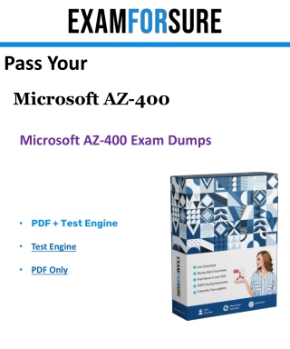 Visit Examforsure To Get Amazing Discount On Latest Microsoft AZ-400 Study Guid