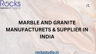 MARBLE AND GRANITE MANUFACTURETS & SUPPLIER IN INDIA