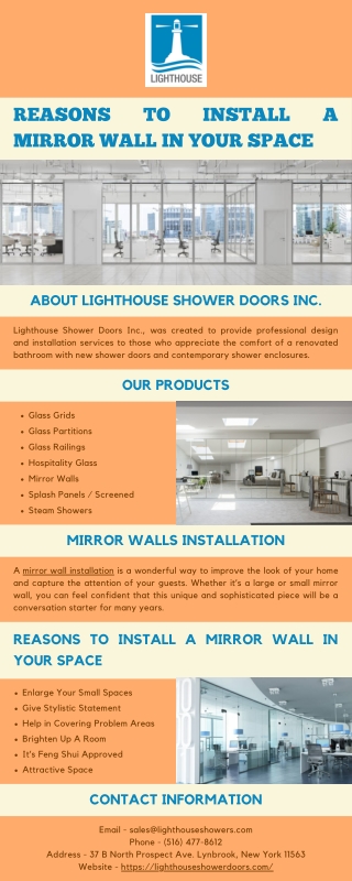 Reasons to Install A Mirror Wall in Your Space