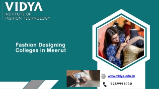 Admire your dreams with Best Fashion Designing Institute in Meerut