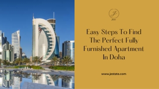 Easy Steps To Find The Perfect Fully Furnished Apartment In Doha