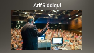 Top 3 Motivational Speakers in Pakistan - Arif Siddiqui