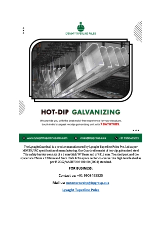 Hot Dip Galvanizing suppliers in India