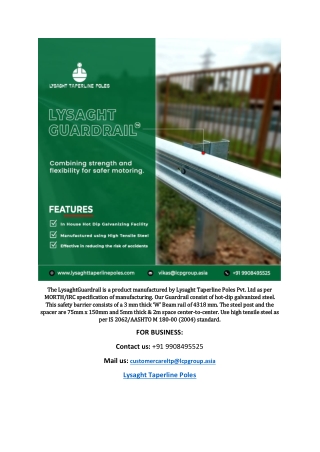 Metal Beam Crash Barrier Manufacturers