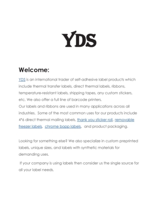 Shenzhen YDS E-commerce Co., Ltd.