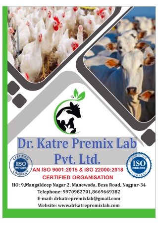 Animal feed Premix Manufacturing & Export from India