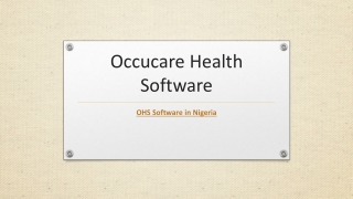 OHS Software in Nigeria