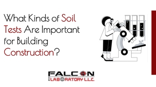 What Kinds of Soil Tests Are Important for Building Construction?