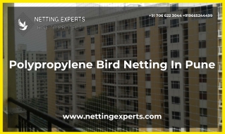 Polypropylene Bird Netting In Pune