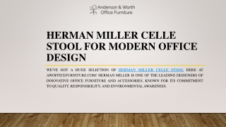 Herman Miller Celle Stool for Modern Office Design | Awofficefurniture.com