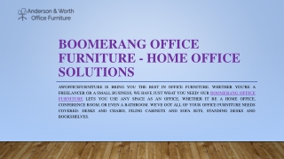 Boomerang Office Furniture - Home Office Solutions | Awofficefurniture.com