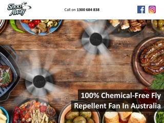 100% Chemical-Free Fly Repellent Fan In Australia