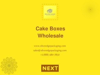 Info about Cake Boxes Wholesale