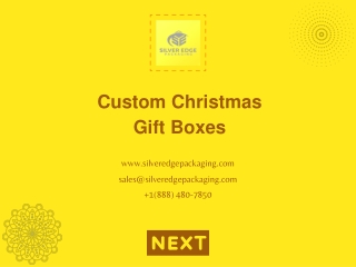 Info about Custom Christmas Gift Boxes