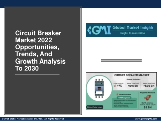 Circuit Breaker Market 2022 By Regional Projections & Analysis to 2030