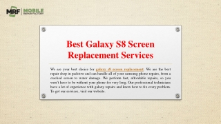 Best Galaxy S8 Screen Replacement Services | Mobilerepairfactory.com.au