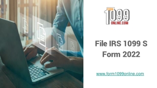 1099 S Tax Form - IRS 1099 Printable Form - 1099 S