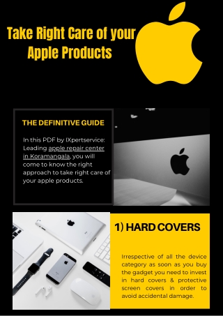 Take the Right care of your apple products | IXpertservice