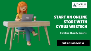 Start an Online Store with Cyrus Webtech