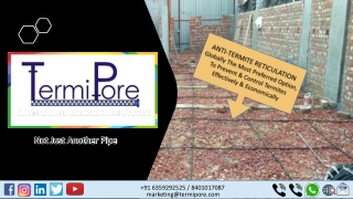 Brand TERMIPORE The most preferred method to prevent and control termites