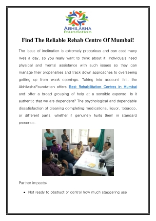 Best Rehabilitation Centres in Mumbai Call-8484929037