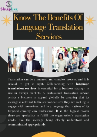 Looking For Language Translation Services in Washington DC