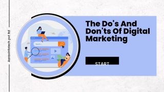 The Do's And Don'ts Of Digital Marketing | Aaravinfotech