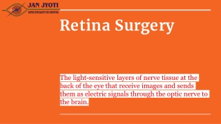 Best Eye Specialist Hospital In Jabalpur |Retina Surgery & Treatment In Jabalpur