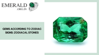 Gems according to Zodiac Signs Zodiacal Stones