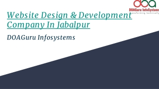 Website Design & Development Company In Jabalpur | Digital Marketing Company 