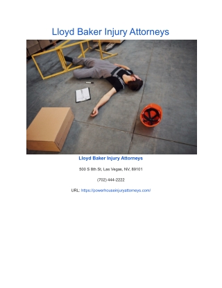 Lloyd Baker Injury Attorneys