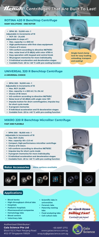 Laboratory Centrifuge Manufacturer