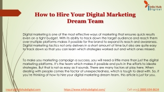 How to Hire Your Digital Marketing Dream Team