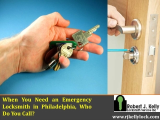 Emergency Locksmith in Philadelphia