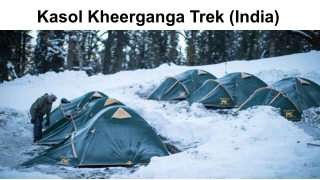 Kasol Kheerganga Trek (India)