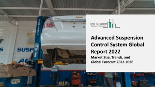 Advanced Suspension Control System Market Report 2022 | Insights, Analysis, And