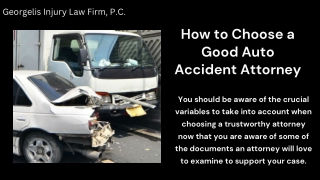 How to Choose a Good Auto Accident Lawyer