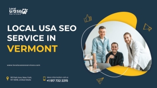 LOCAL USA SEO SERVICE IN VERMONT